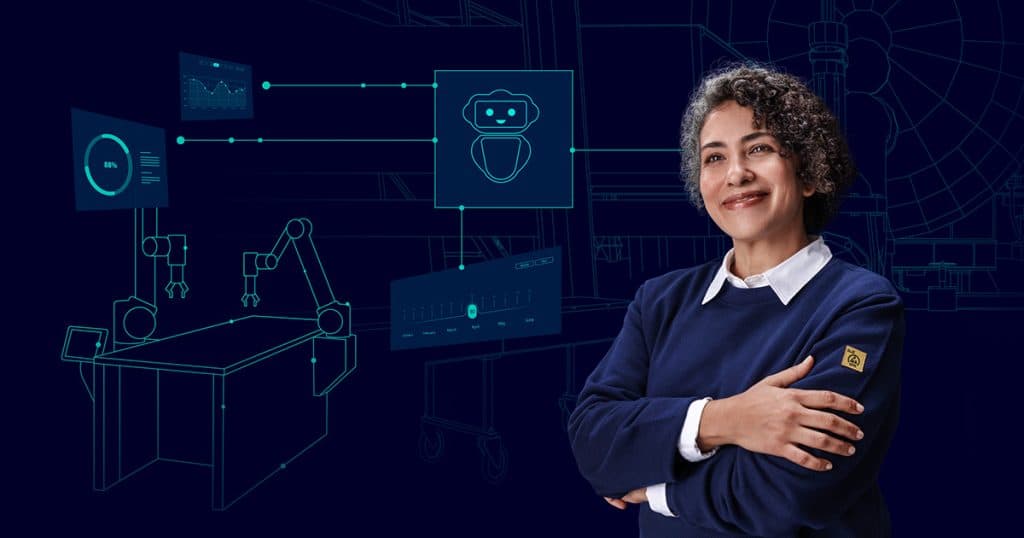 Siemens Industrial AI Standkonzept für die Hannover Messe 2026