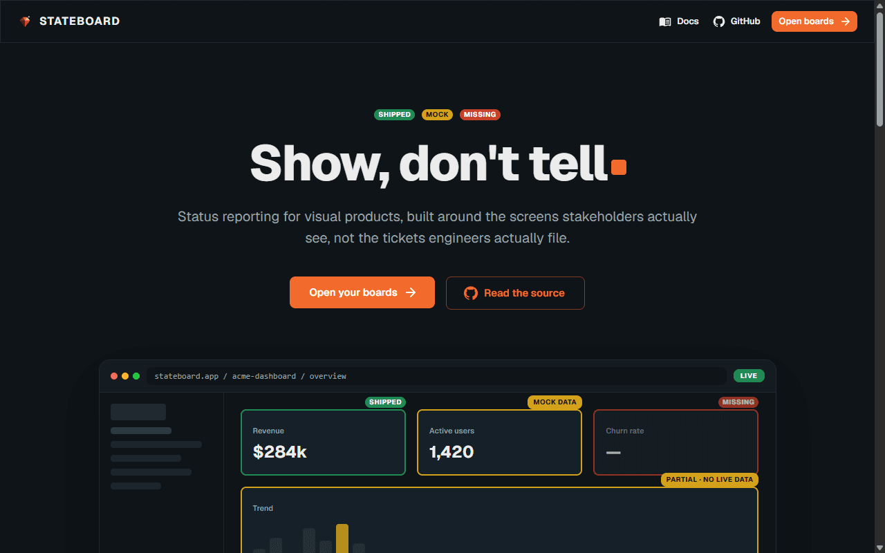 StateBoard screenshot 1