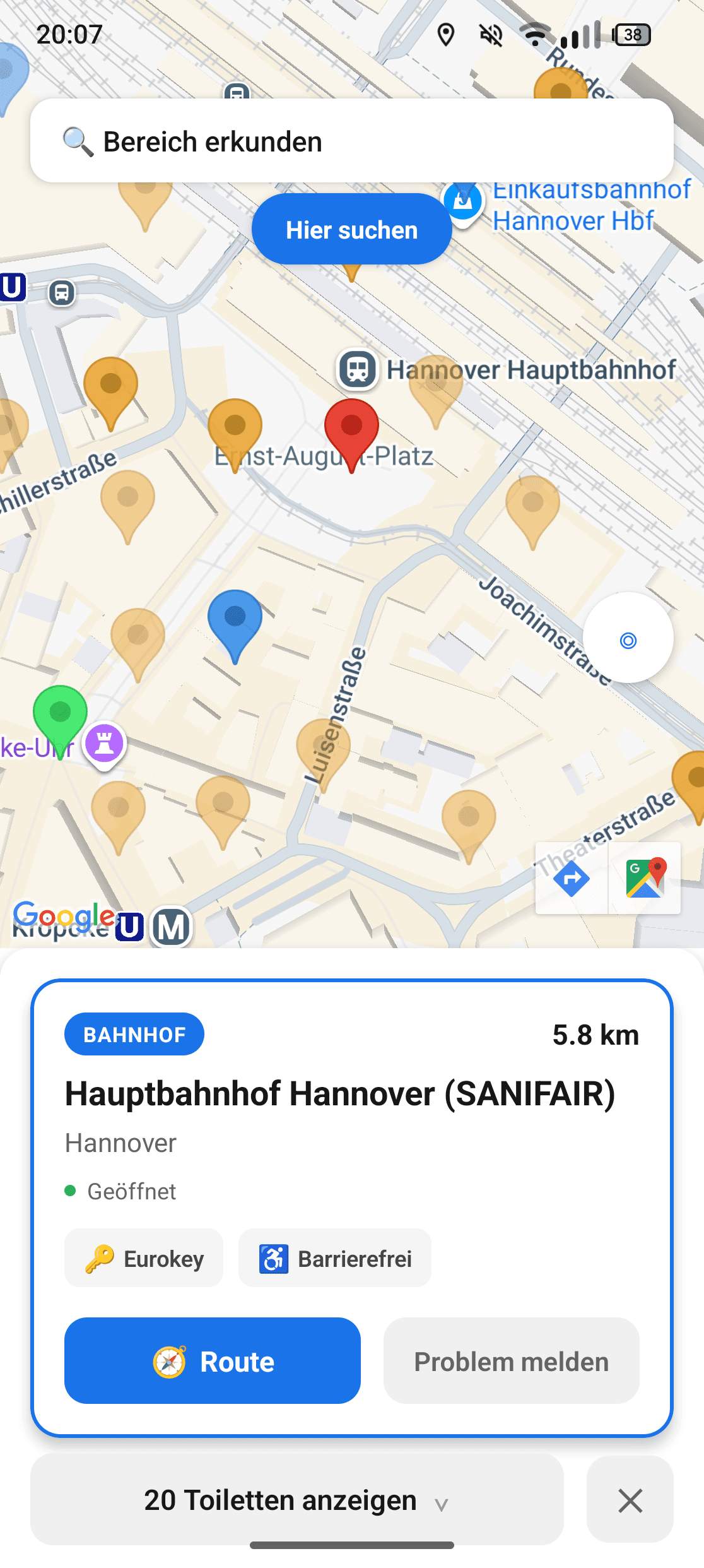 WC Finder screenshot 1