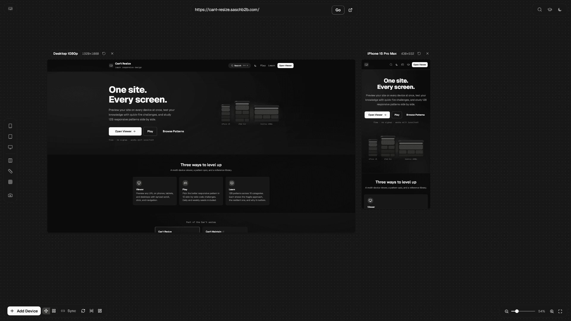 Responsive Design hat ein Lehrproblem